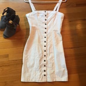 White Button Up Dress